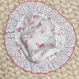 Kissy Kissy Flamingo Reversible Sun Hat